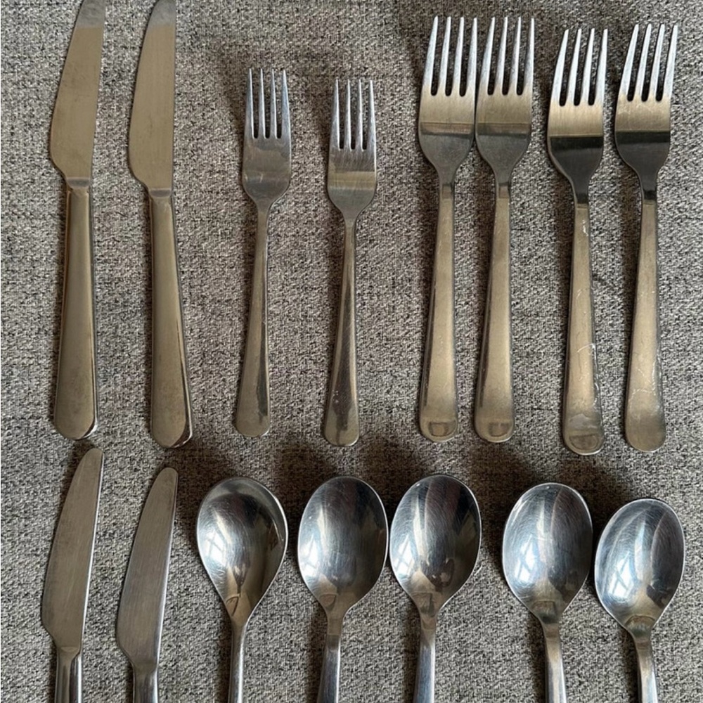 IKEA Silver Flatware Set
